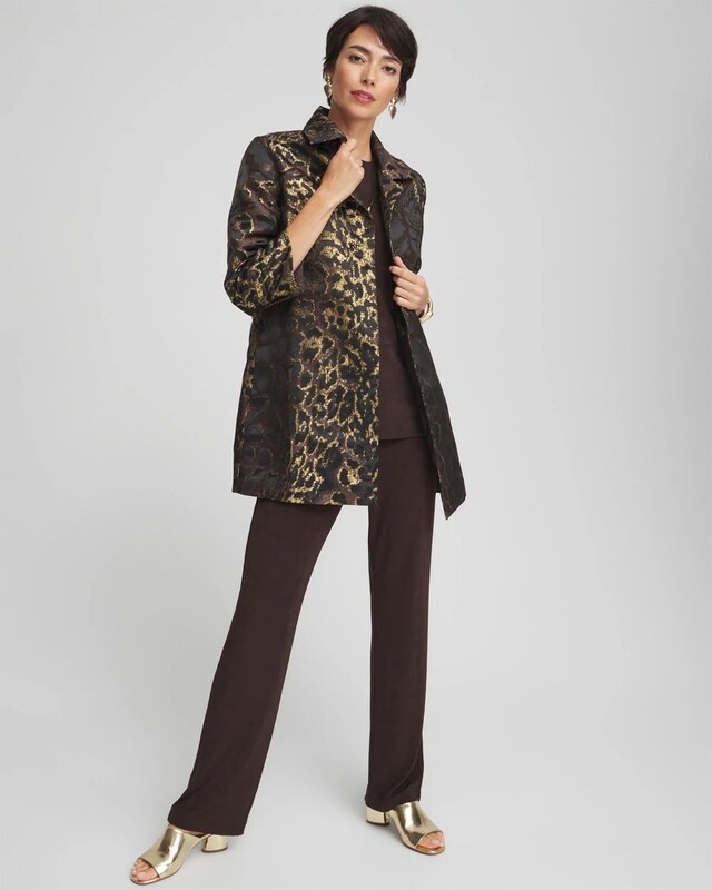 Travelers Collection Cheetah Glam Jacket - image 2
